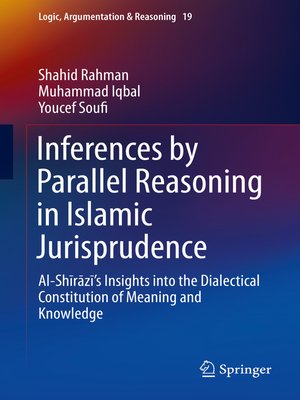 cover image of Inferences by Parallel Reasoning in Islamic Jurisprudence